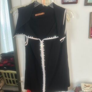Belldini Black Ribbed Knit Top